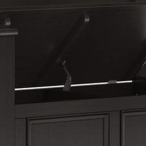 Amherst - Small Transitional Entryway Storage Bench