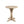 Accent Table Round Rustic Ash Veneer Reclaimed Wheat - Natural