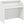 Modern Reception Desk, Front Desk Table With Cable Grommet & Privacy Panels
