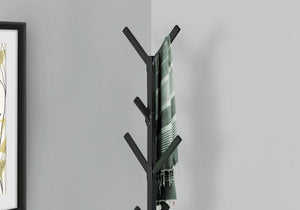 Coat Rack, Hall Tree, Freestanding, 8 Hooks, Entryway, Contemporary & Modern