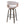 Vintage Mod - Mid Century Modern Fixed Height Barstool With Swivel & Round Footrest (Set of 2)