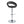 Posh - Contemporary Adjustable Barstool With Swivel With Rounded T Footrest (Set of 2)