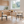 Beige Cotton-Linen Fabric Upholstered Dining Chair