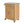 Indoor Compact Bamboo Rolling Kitchen Cart with Stainless Steel Top