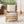 Rubber Wood Accent Chair with Upholstered Fabric and High-Density Sponge Cushion