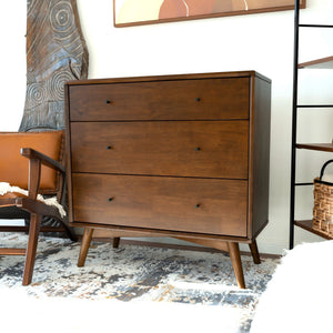 Caroline - Dresser 3 Drawer - Brown / Wood