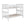 Slatted - Headboard Twin / Twin Bunk Bed With Built In Ladder Design - White