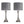Lenuxe - Contemporary Semi Gloss Table Lamp (Set of 2)