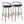 Grotto - Contemporary Fixed Height Barstool With Swivel With Round Footrest (Set of 2)