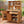 TOPAMX Potting Bench with Hutch, Solid Fir Wood Garden Workstation