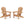 Lounge Patio Chair For Garden Outdoor Wooden Folding Adirondack Chair (Set of 2) Solid Cedar Wood Lounge Patio Chair For Garden