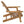 Folding Adirondack Chair Wooden Accent Furniture Lounge Chair