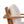 29.5' Mid-Century Modern Acacia Wood Outdoor Club Chair