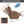 Brown PU Infinite Position Power Lift Recliner Chair