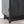 Modern Black Wood Storage Cabinet with Embossed Door