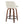 Toriano - Contemporary Fixed Height Counter Stool Swivel With Round Footrest (Set of 2)
