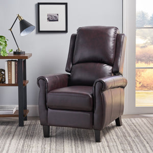 Memphis Standard Recliner Club Chair - Burgundy