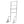 Flip-Up Dock Ladder, 4-Step, Heavy-Duty Aluminum Alloy Pontoon Boat Swim Ladder