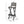 Outdoor Folding Acacia Wood Barstools With Rattan Backrest And Seat