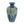D8.7x15.5' Blue and Brown Reactive Glazed Vase