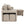 Modern L-Shape 3 Seat Reversible Sectional Couch, Pull Out Sleeper Sofa With Storage Chaise And 2 Stools For Living Room Furniture Set
