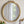 30' x 32.1' Round Decorative Wood Frame Wall Mirror