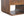 Solid Wood Chestnut Curved Edge Nightstand