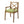 7 Pieces Acacia Wood Outdoor Dining Set with Green Cushions