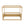 Twin Size Canopy Bed Frame with Guardrails for Kids
