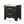 2 Drawers Nightstand - Black / White