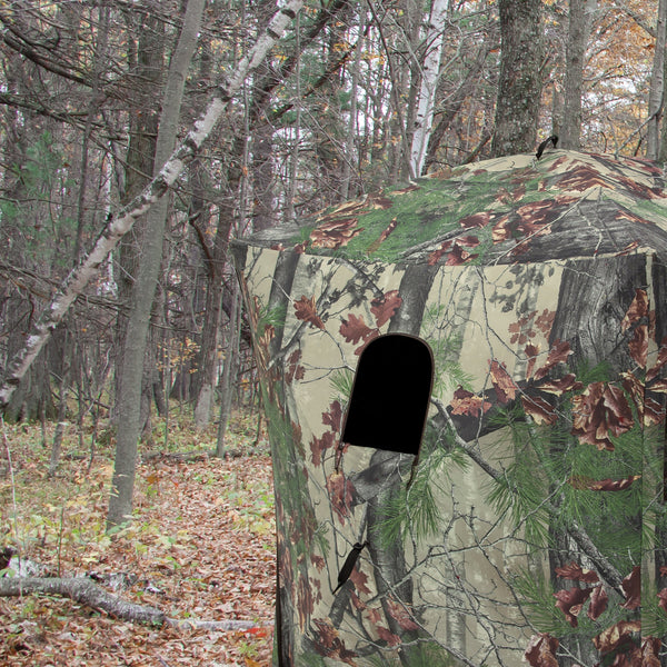 Barronett Blinds Backwoods Camo Lightweight Pop Up Hunting Ground Blind (3 Pack)