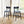 Wooden Bar Chairs Set of 2, Modern Soft Upholstered Kitchen Island Chairs