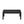 All Weather Slatted Outdoor Coffee Table For Garden - Black