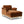 Pasadena Modern Farmhouse Chaise Lounge Chair, Burnt