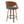 Pino - Mid Century Modern Fixed Height Barstool With Swivel With Round Footrest (Set of 2)