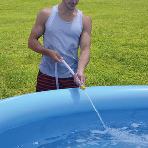 JLeisure 12 Ft x 30" Inflatable Swimming Pool Bundle w/ Filter Cartridge & Pump