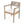 Patio Set Outdoor Acacia Wood Furniture Sets - Braided Dining Chairs and Patio Dining Table