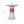 Birdbath For Patio, Garden - White / Pink