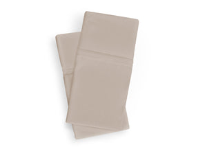 BedGear Dri-Tec Queen Pillowcase Set, Beige