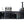 Black 112-Inch Double Stainless Steel Gas Outdoor Kitchen Grill