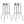 Midge - Upholstered Swivel Bar Stool (Set of 2) - White
