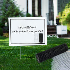 Vinyl Coated Hardware Cloth, Welded Wire Fence For Poultry And Home Improvement - Black