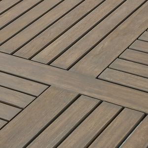 Hermosa Outdoor Acacia Wood Circular Dining Table