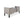 Upholstered Ottoman With 2 Bolster Pillows For Living Room - Gray