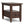 Warm Shaker - Narrow Side Table - Brown