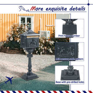 Mailbox Cast Aluminum