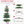 HOMCOM 7.5 Foot Artificial Christmas Tree