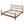 Solid Poplar & Plywood Bed Frame with Upholstered Headboard, King
