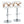 Gardenia - Contemporary Adjustable Barstool With Swivel / Rounded T Footrest (Set of 2)