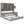 Daybed With All-In-One Cabinet And Shelf